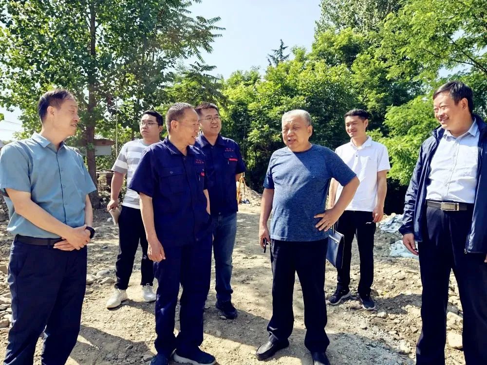 省應急廳領(lǐng)導到中科礦業(yè)進行尾礦庫汛期安全檢查